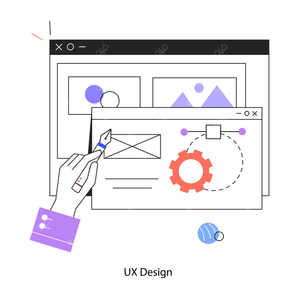 ایلاستریشن‌های خطی کوچک و آماده برای طراحی UX
