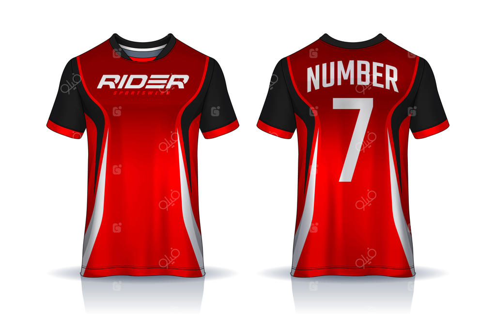 طراحی تی‌شرت پیراهن فوتبال