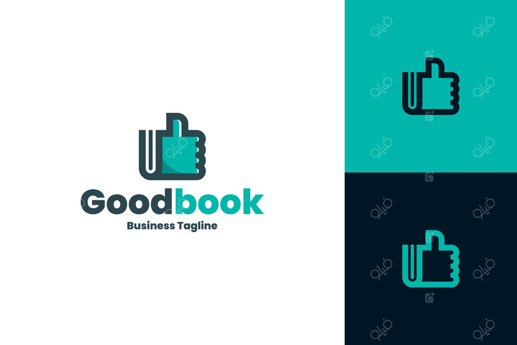 طراحی لوگوی کتاب عالی