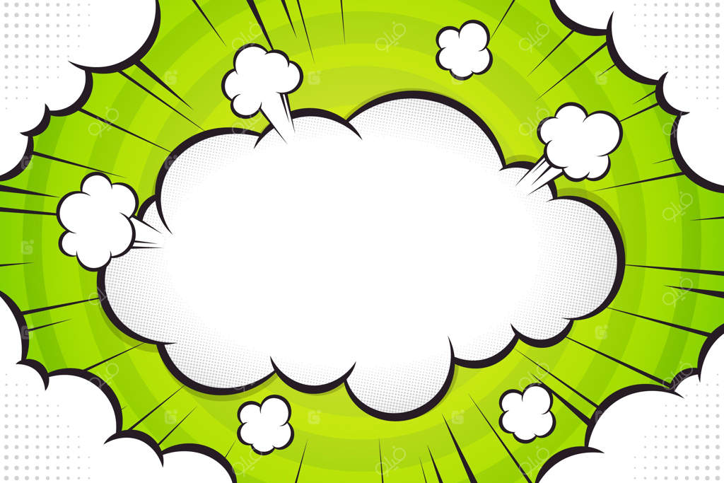 پس‌زمینه به سبک کمیک تخت