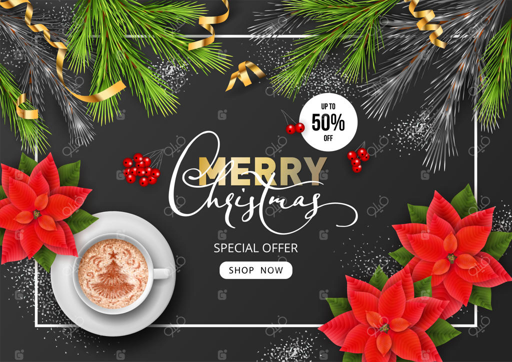 آگهی فروش ویژه کریسمس و سال نو مبارک