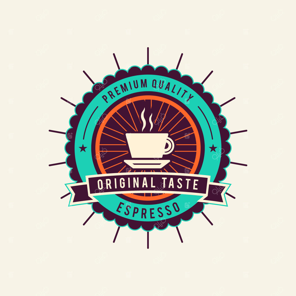 وکتورهای خاص نشان قهوه