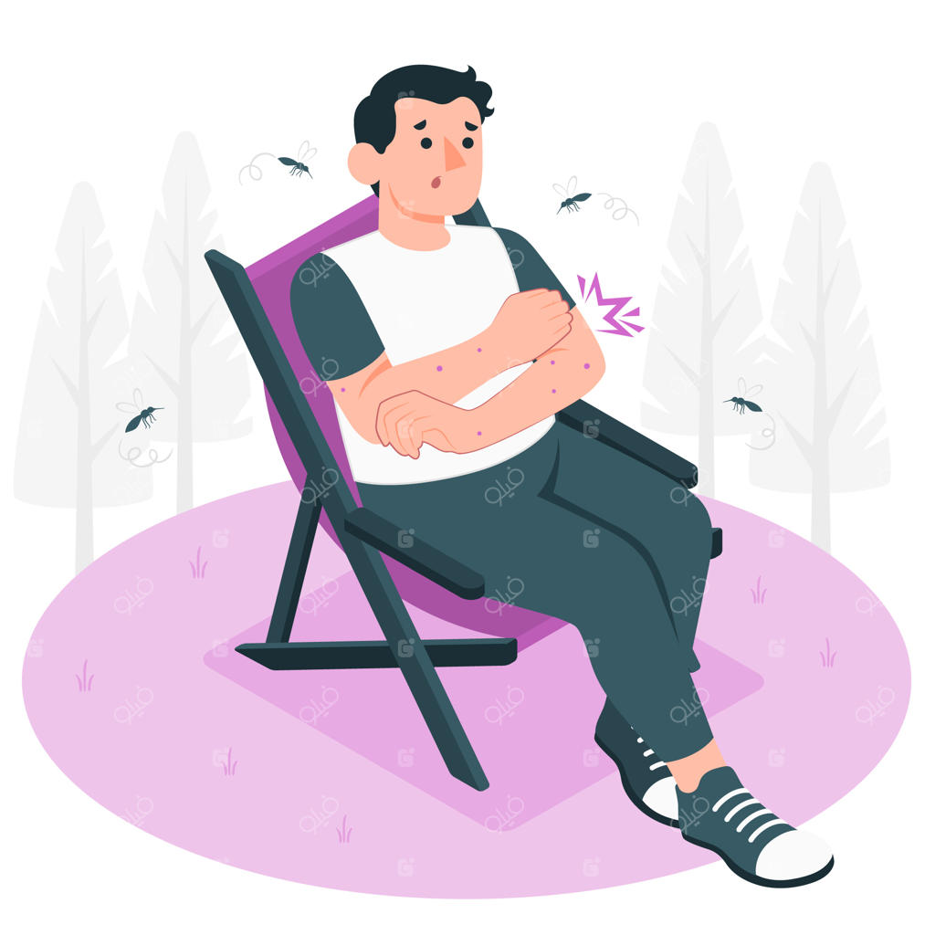 تصویرسازی مفهومی نیش پشه