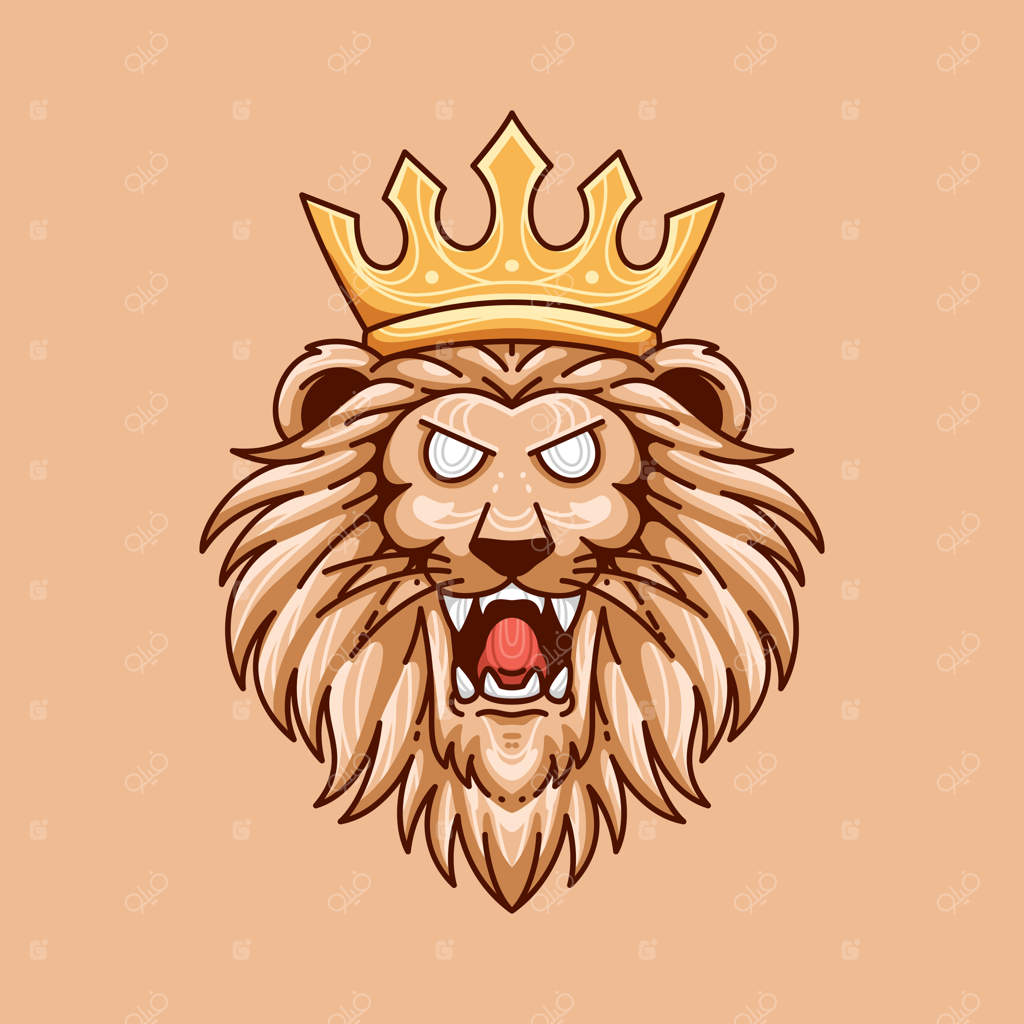 طراحی تصویرسازی شیر شاه