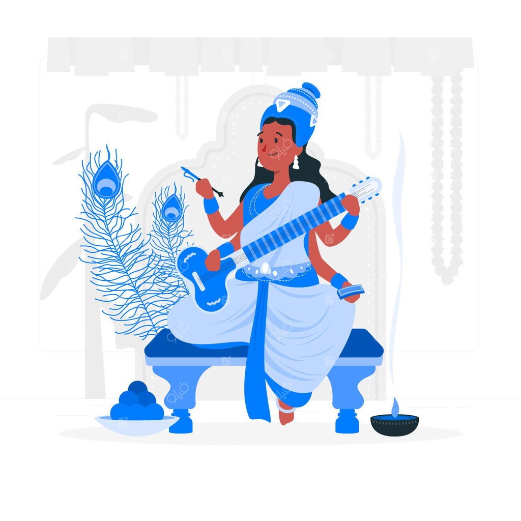 تصویرسازی مفهوم جشن واسانت پانچامی