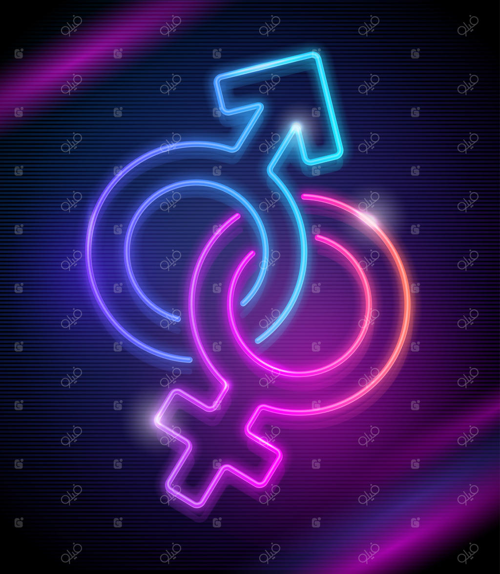 نئون آواز عشق - ونوس و مریخ؛ تصویرسازی نشانه‌های جنسیتی