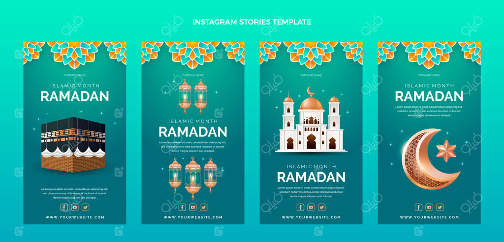 مجموعه‌ای از استوری‌های اینستاگرام واقع‌گرایانه برای رمضان