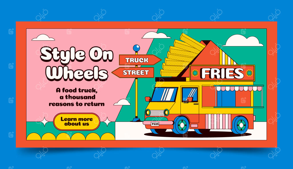 غذا با طعم حرکت: تبلیغ ماشین غذافروشی سیار