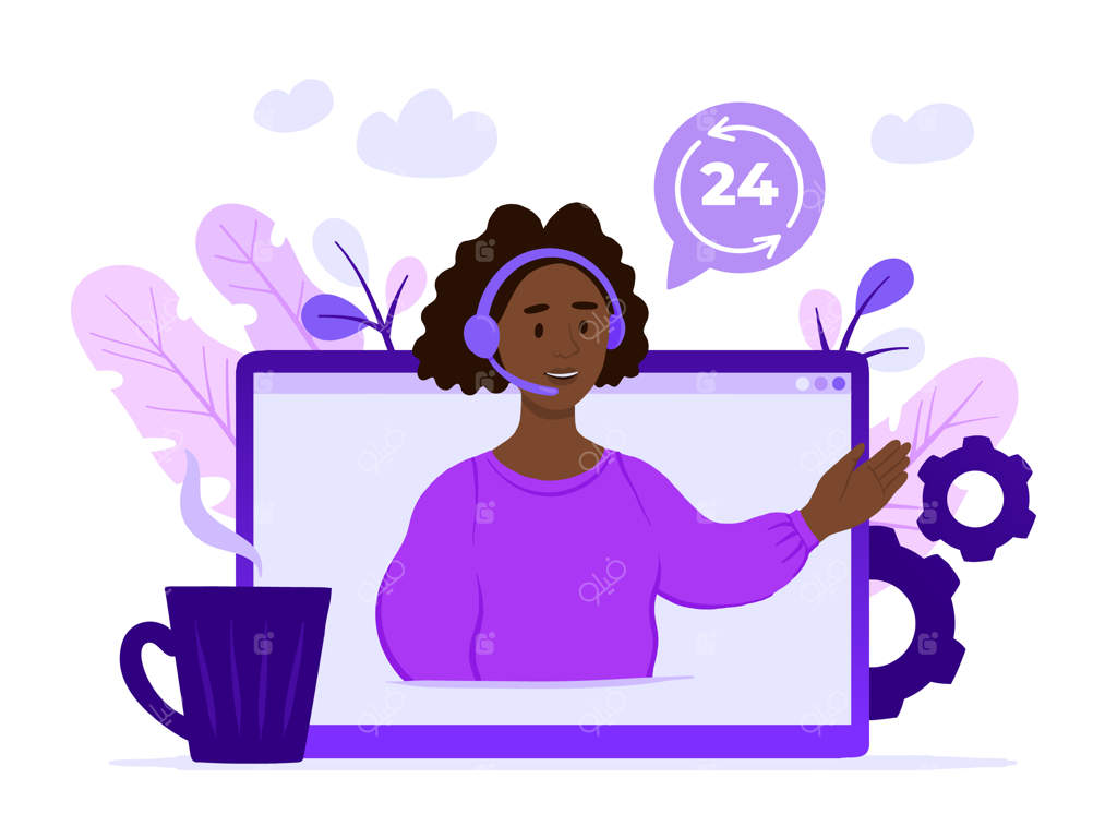 مشتری و اپراتور: پشتیبانی فنی آنلاین