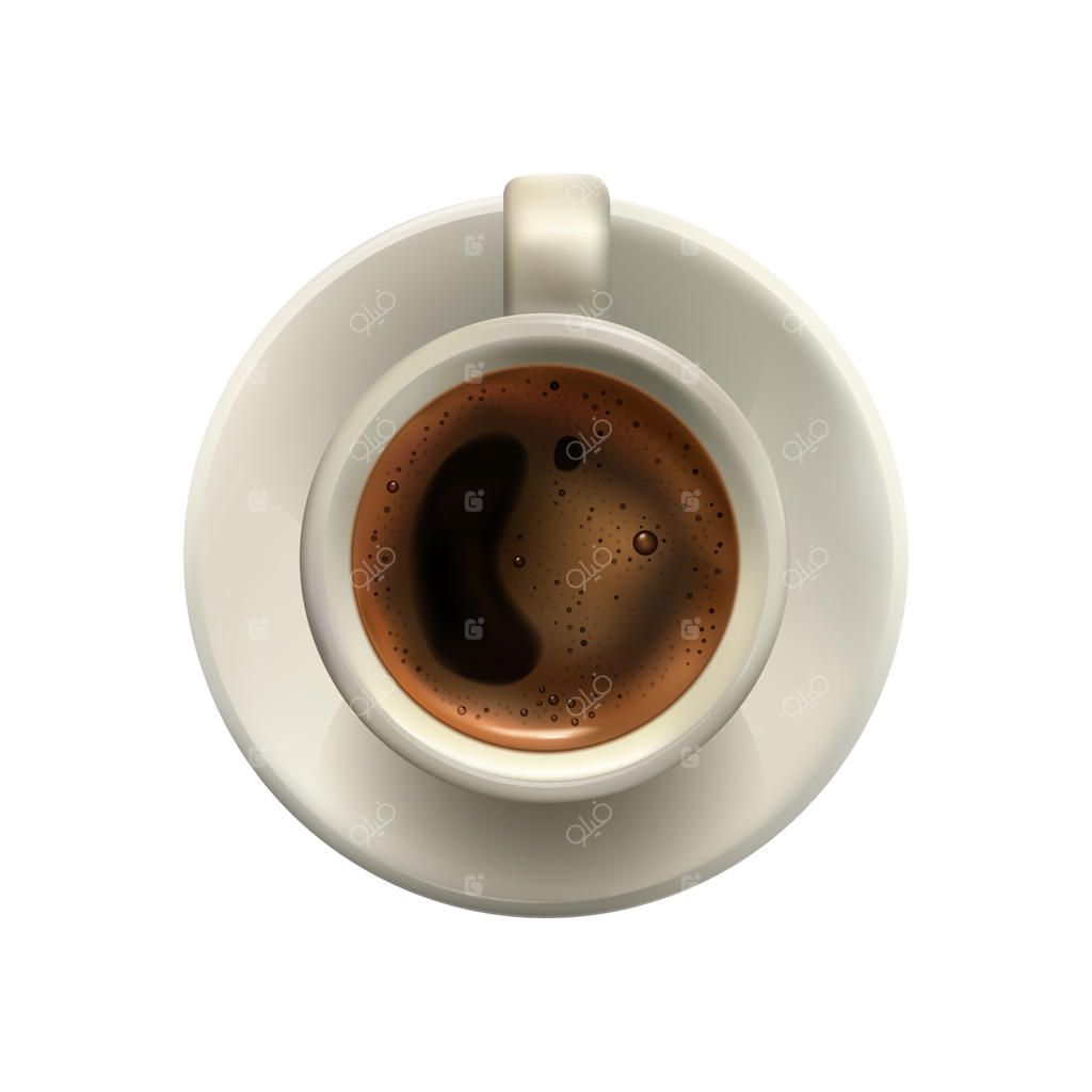 فنجان قهوه واقعی