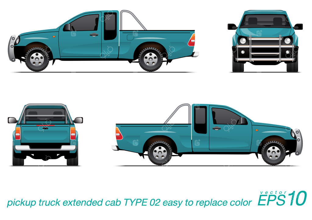 وانت سبز دو کابین