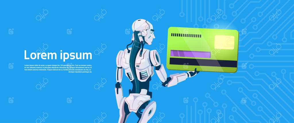 ربات مدرن: پرداخت موبایلی با کارت اعتباری - فناوری هوش مصنوعی آینده‌نگر