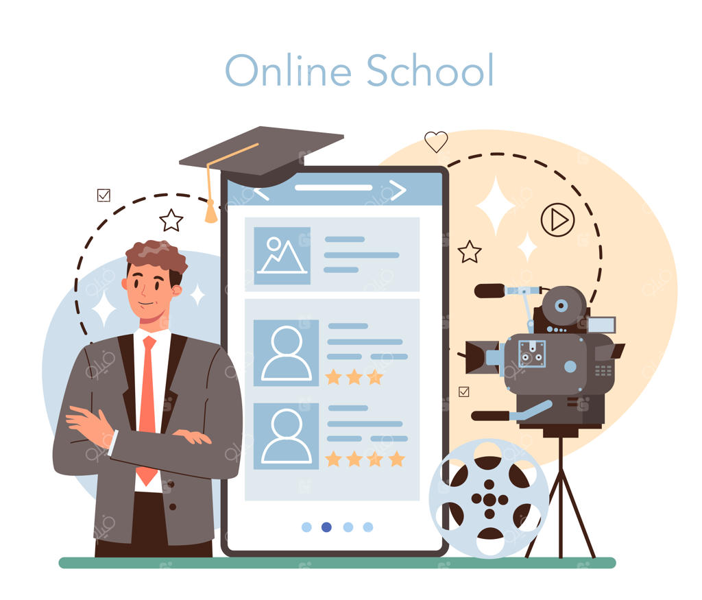 تولیدکننده خدمات آنلاین یا پلتفرم؛ صنعت سرگرمی تولید فیلم و موسیقی؛ هنرمند، خلق رسانه؛ مدرسه آنلاین؛ تصویرسازی وکتوری ساده