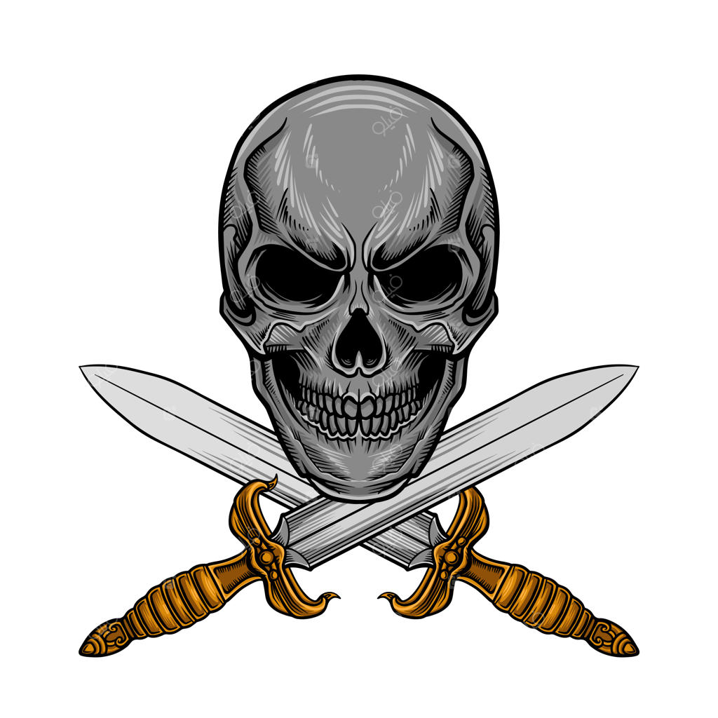 وکتور شمشیر جمجمه