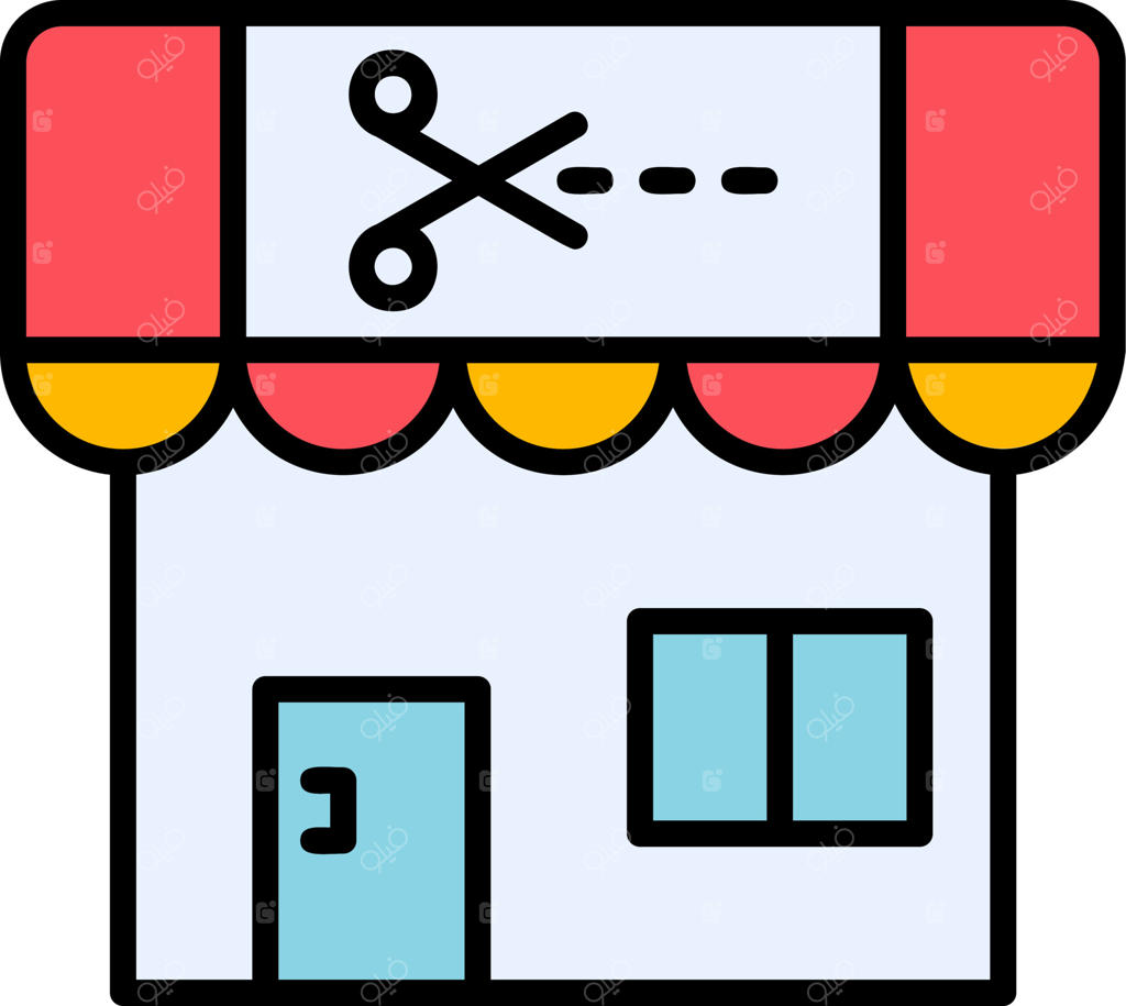 آیکون وکتور آرایشگاه