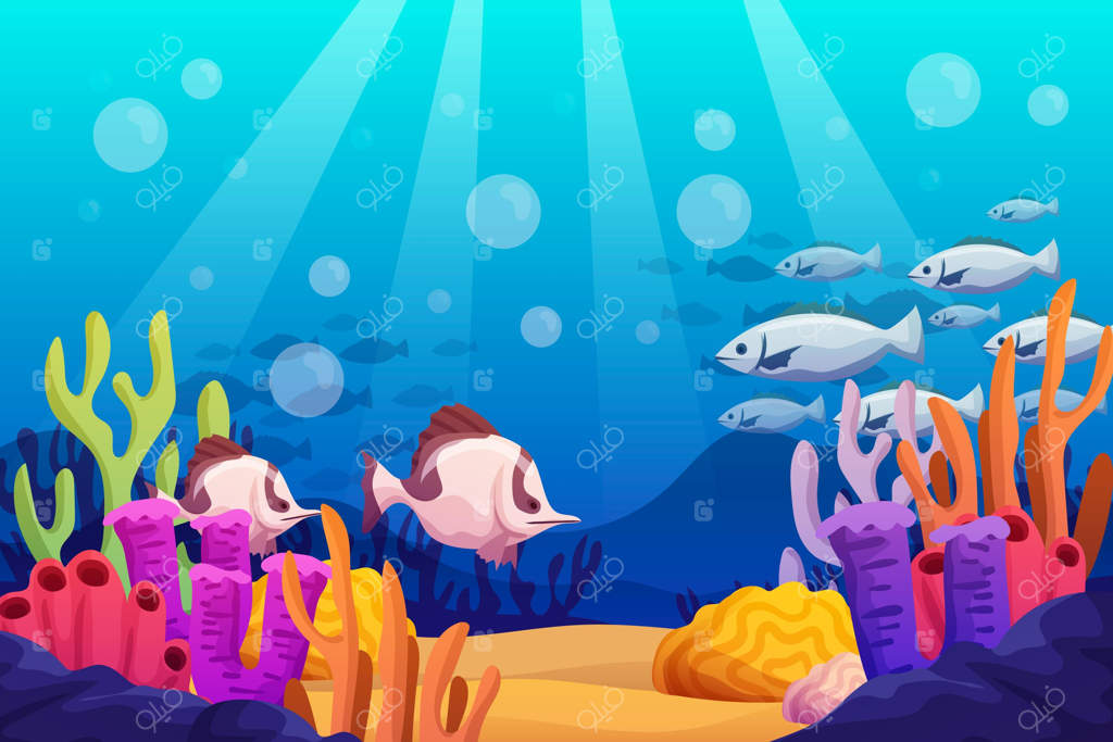 زیر دریا - پس‌زمینه‌ای برای ویدئو کنفرانس