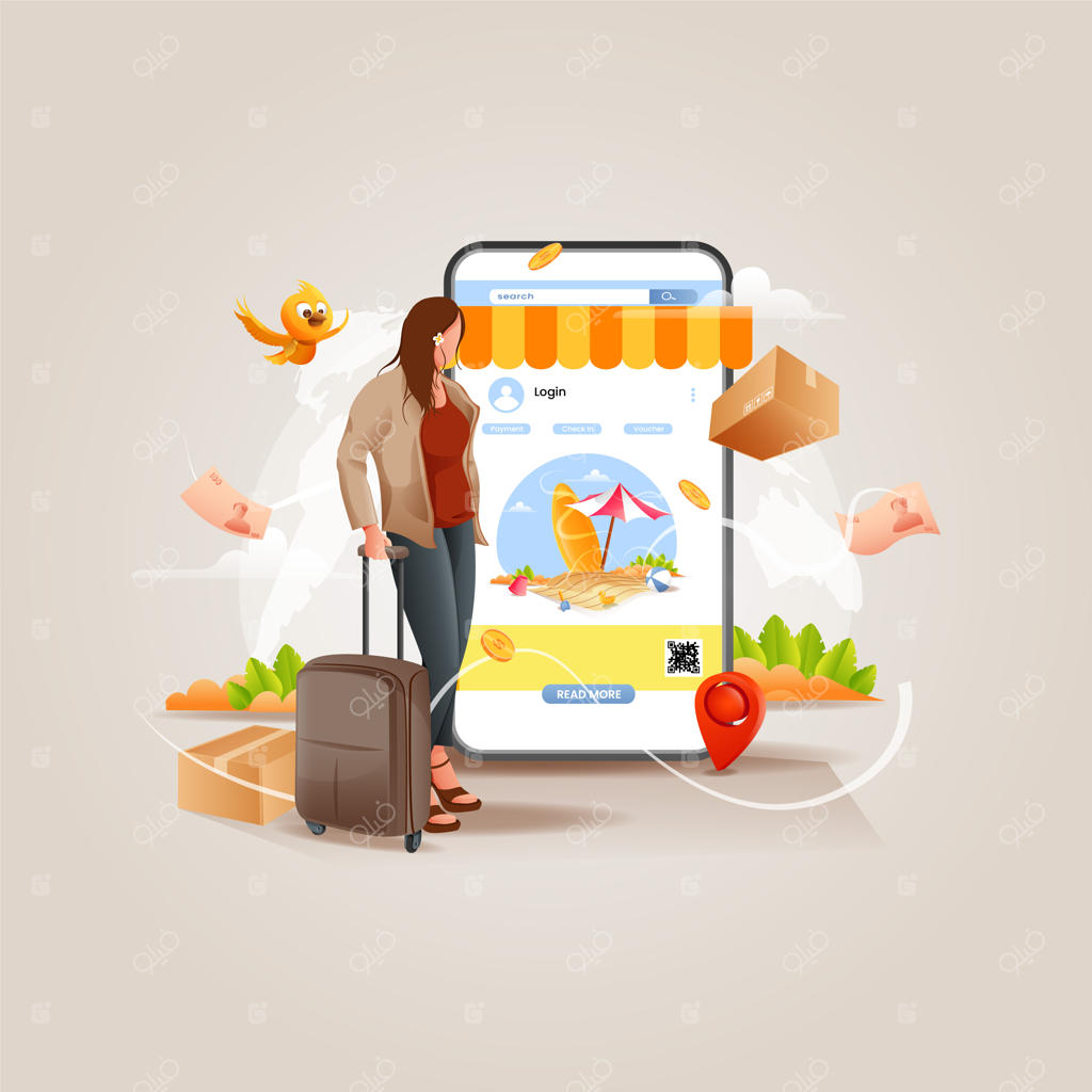 تغییر چیدمان برنامه سفر با طراحی تخت