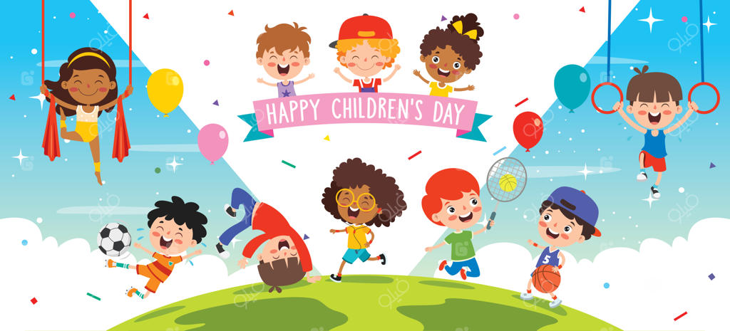 طراحی مفهومی ورزشی با کودکان شاد و خنده‌دار