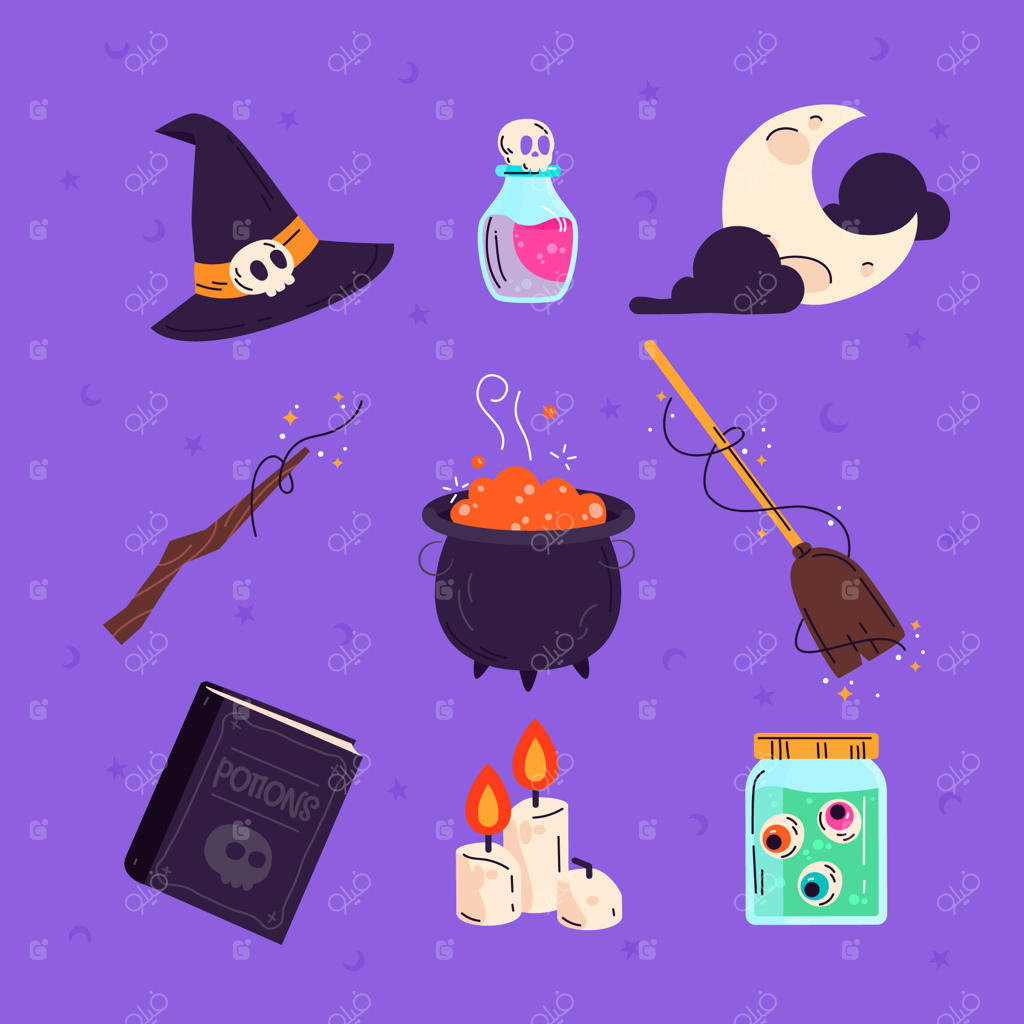 مجموعه شخصیت‌های کارتونی هالووین