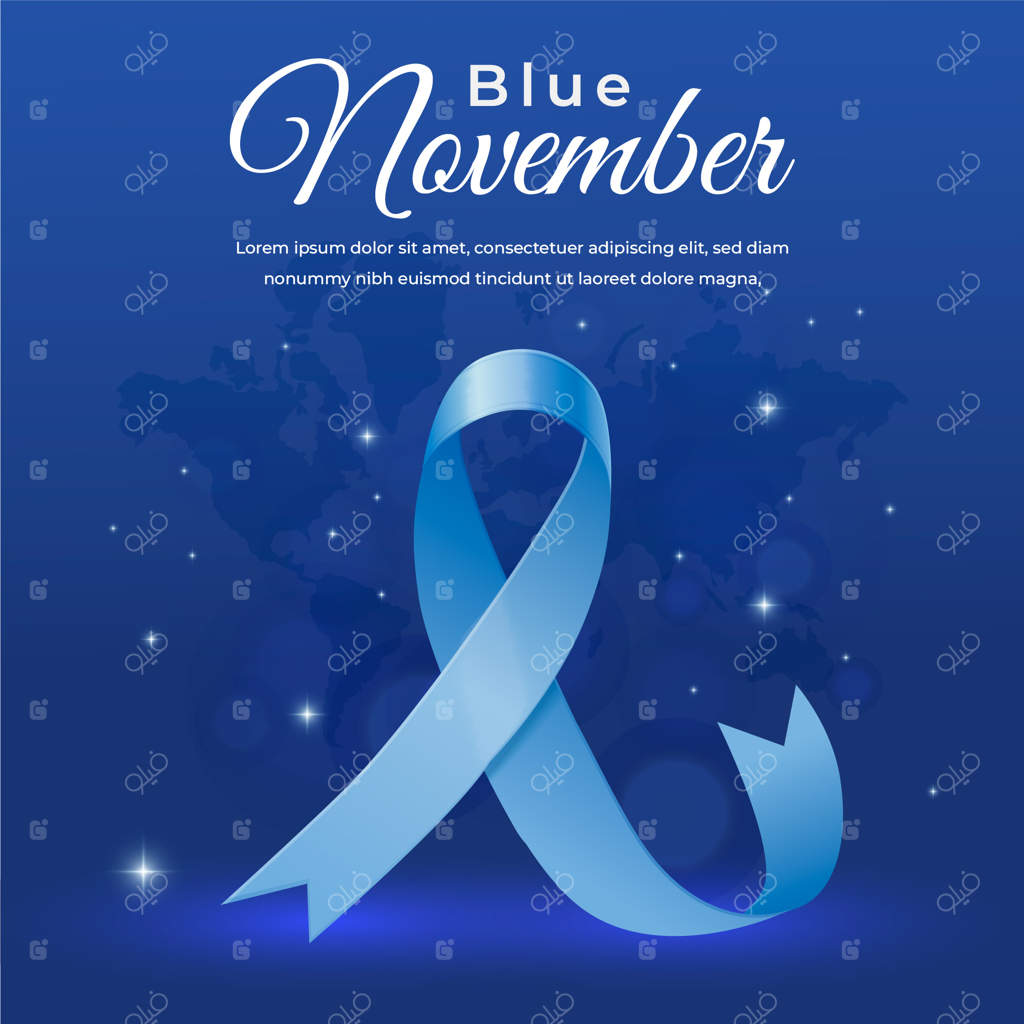 تصویر واقع‌گرایانه نوامبر آبی