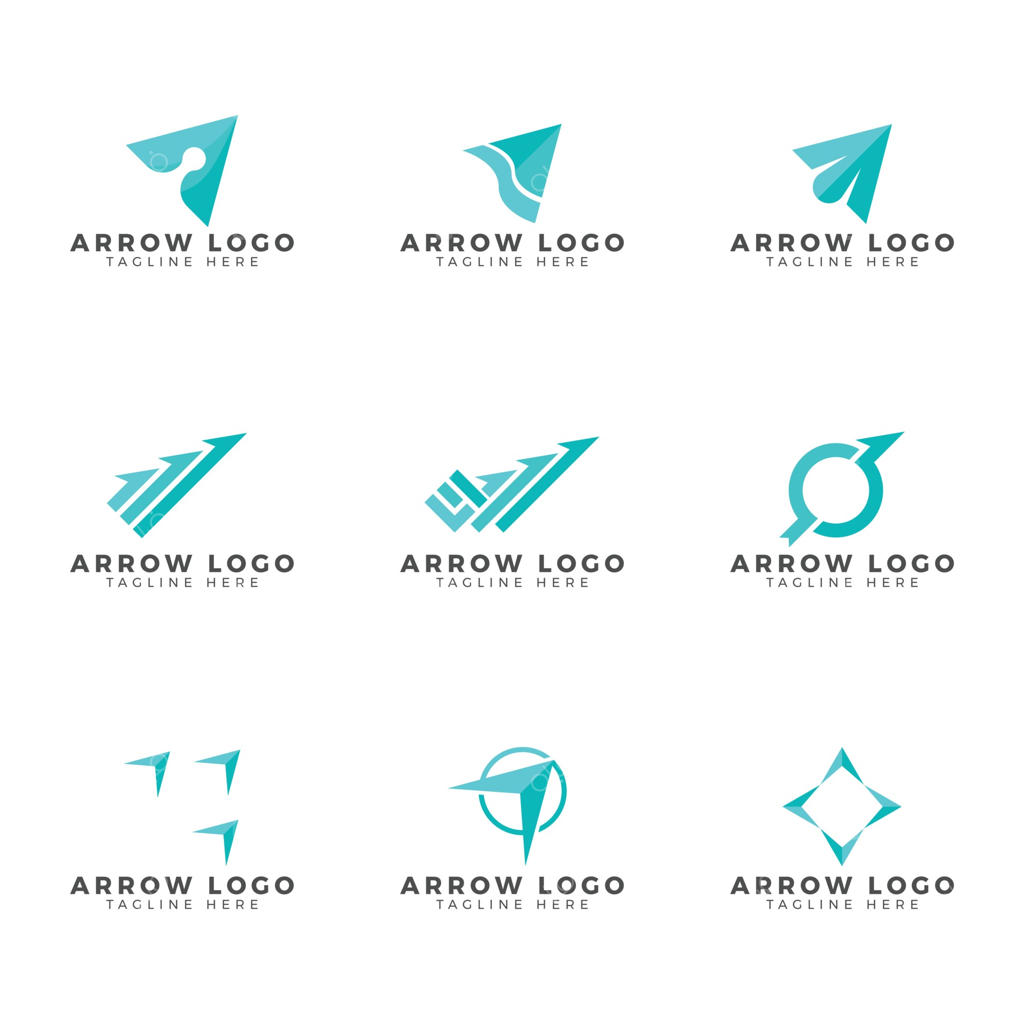 عنصر لوگوی ساده و مدرن فلش