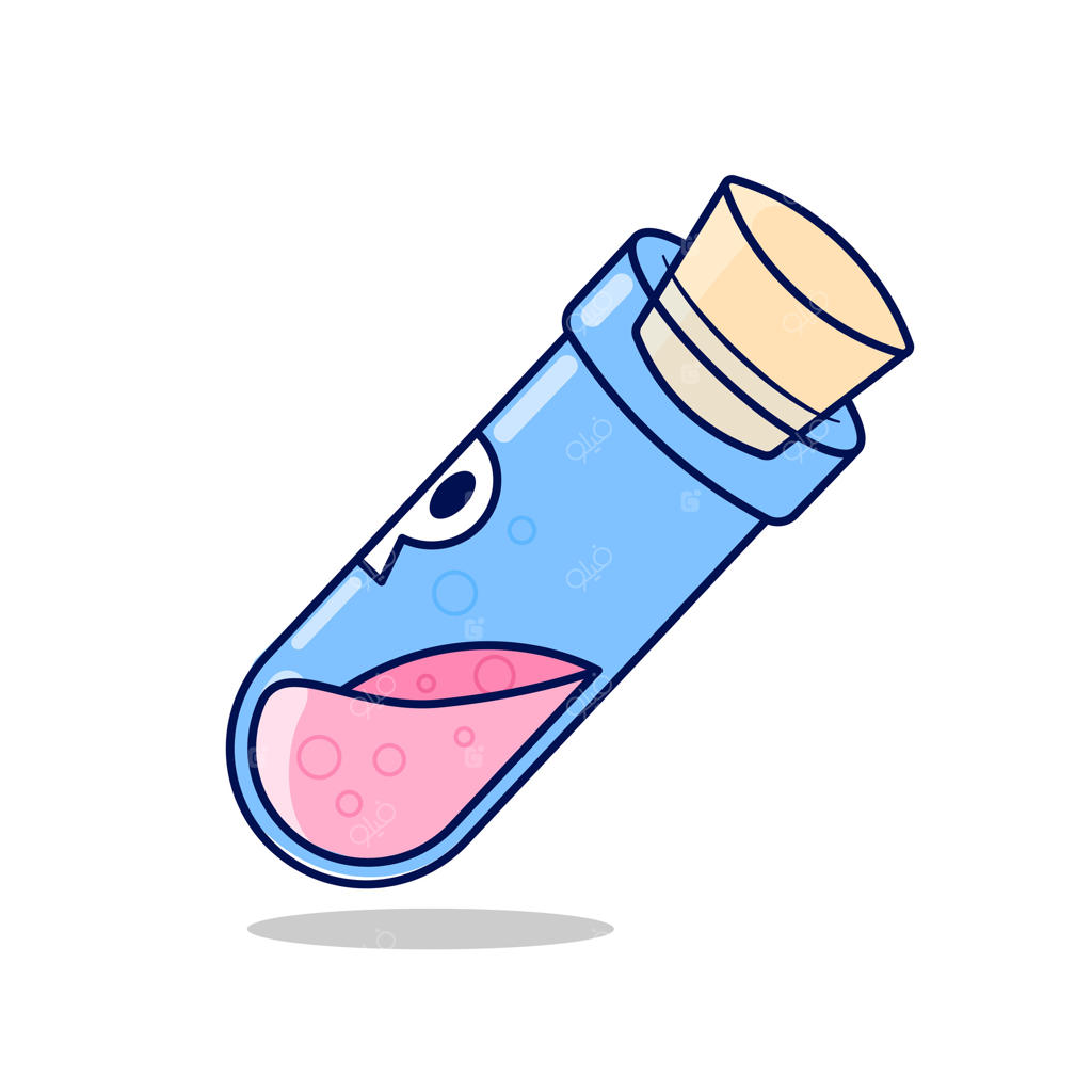 طرح کارتونی معجون صورتی به سبک طراحی گرافیکی وکتور، مناسب برای طراحی عناصر و استفاده در پروژه‌ها