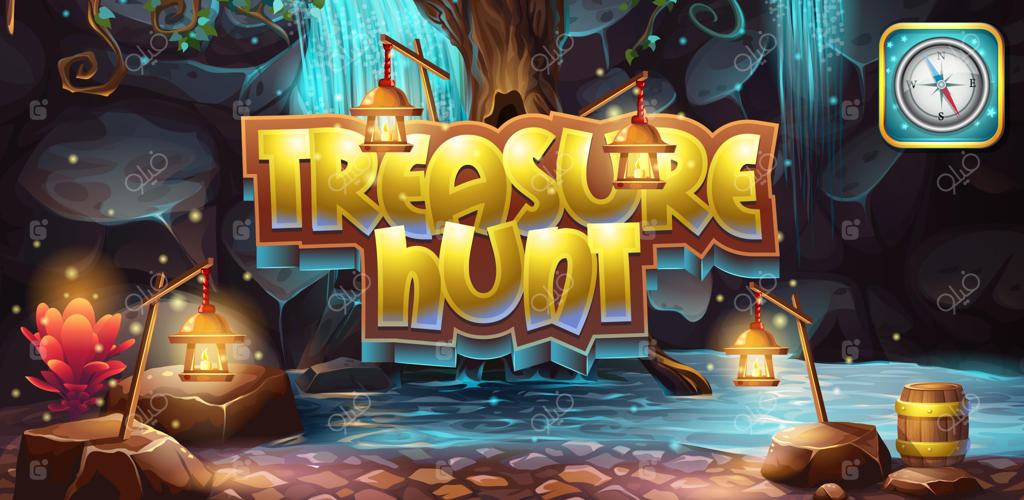 بنر افقی، آیکون برای بازی کامپیوتری جستجوی گنج