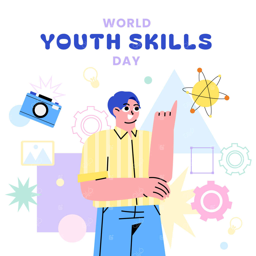 تصویرسازی روز جهانی مهارت‌های جوانان
