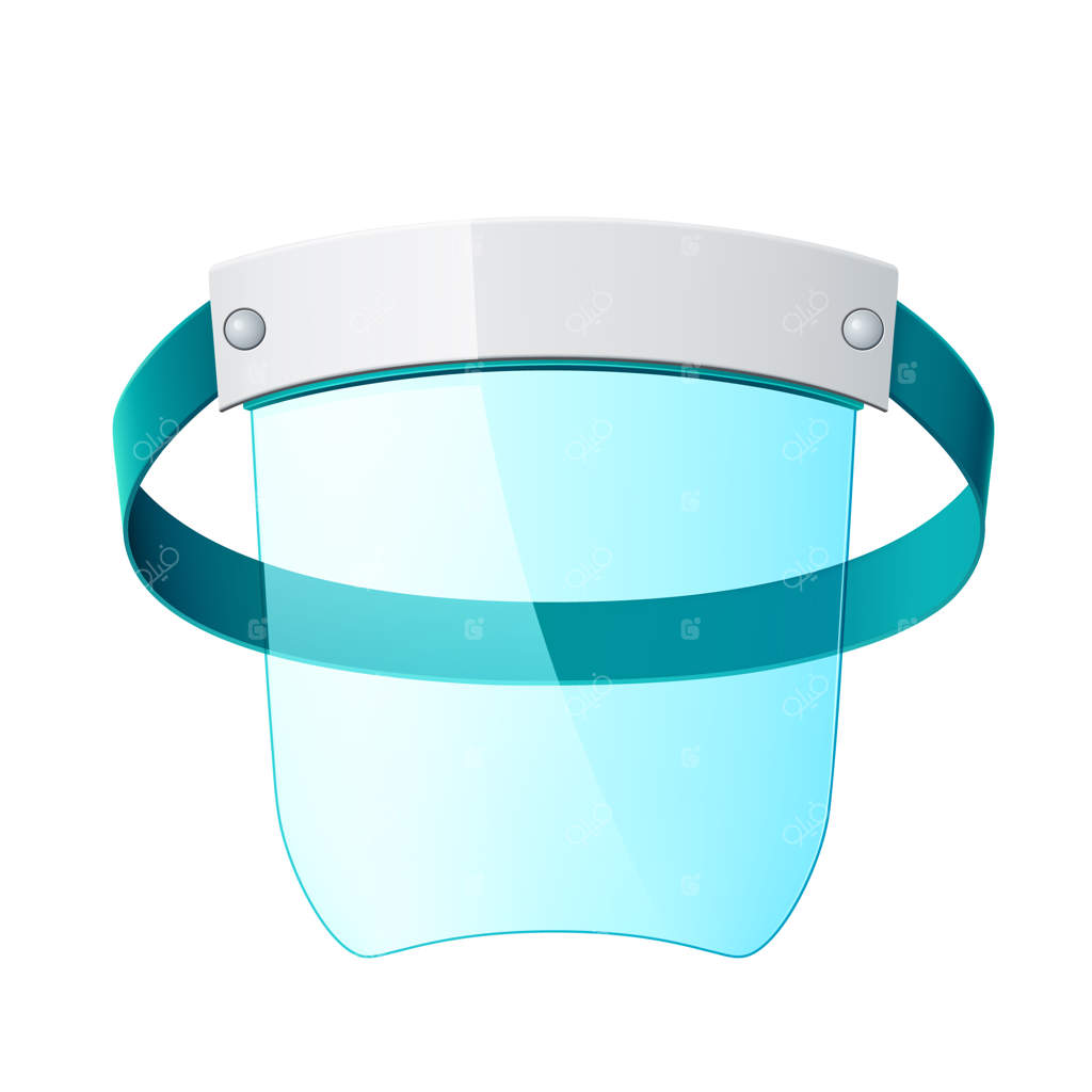 شیلد صورت واقع‌گرایانه: محافظ پلاستیکی در برابر ویروس کرونا، بیماری‌های تنفسی و آلودگی صنعتی. ماسک محافظ صورت، پیشگیری از بیماری‌های تنفسی.