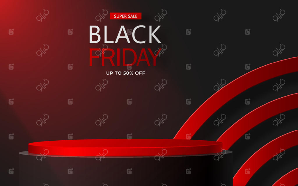 حراج استثنایی جمعه سیاه: تا ۵۰٪ تخفیف وکتورهای حرفه‌ای