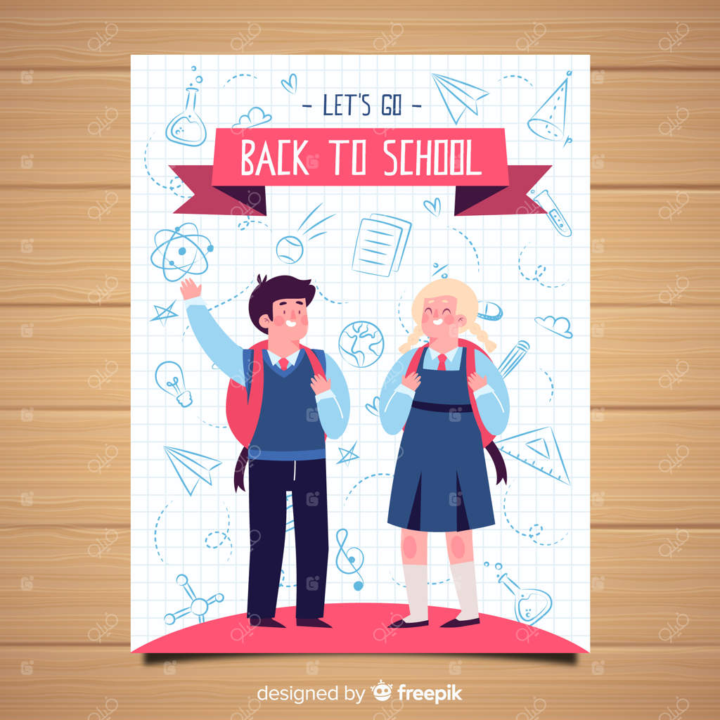 پترن کارت دست ساز بازگشت به مدرسه