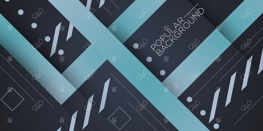 زمینه مدرن با گرادینت خاکستری و آبی و تزئینات اشکال هندسی ساده. فایل وکتور eps10