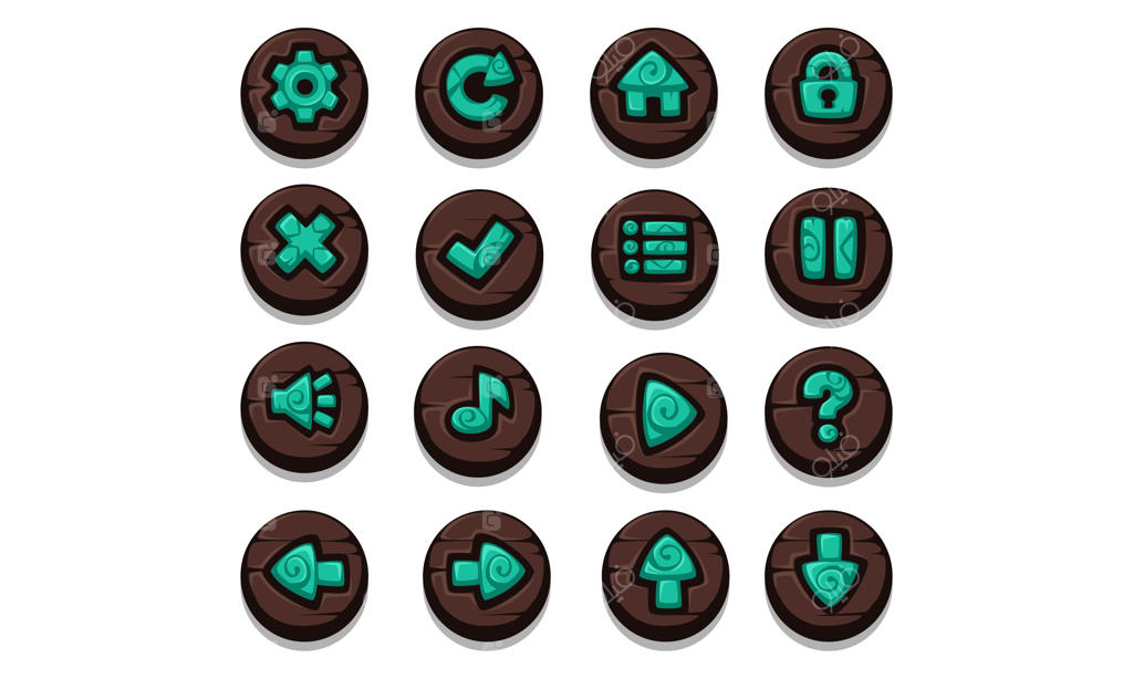 مجموعه‌ای از عناصر رابط کاربری برای بازی‌ها و اپلیکیشن‌های دو‌بعدی