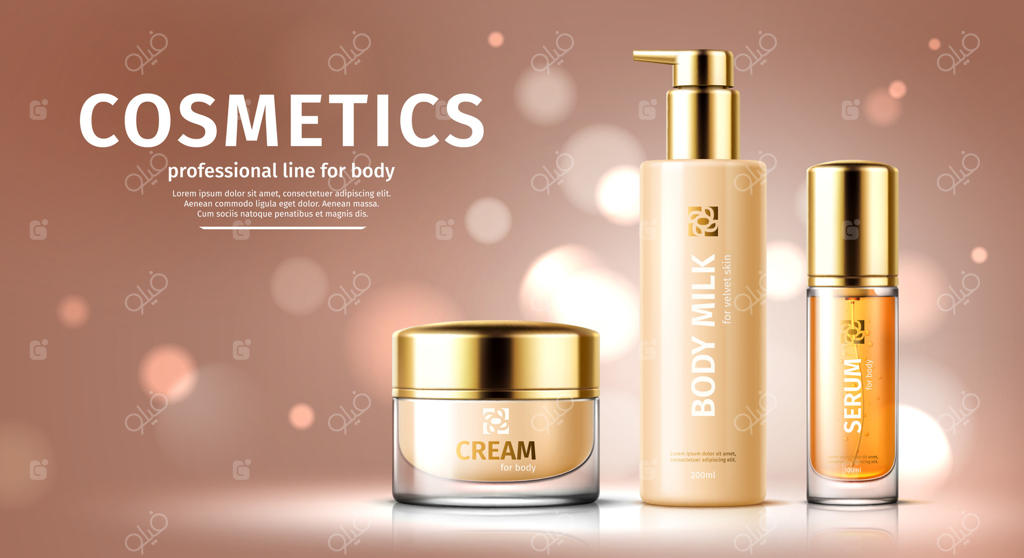 قالب‌های محصولات آرایشی: شیر، سرم و کرم