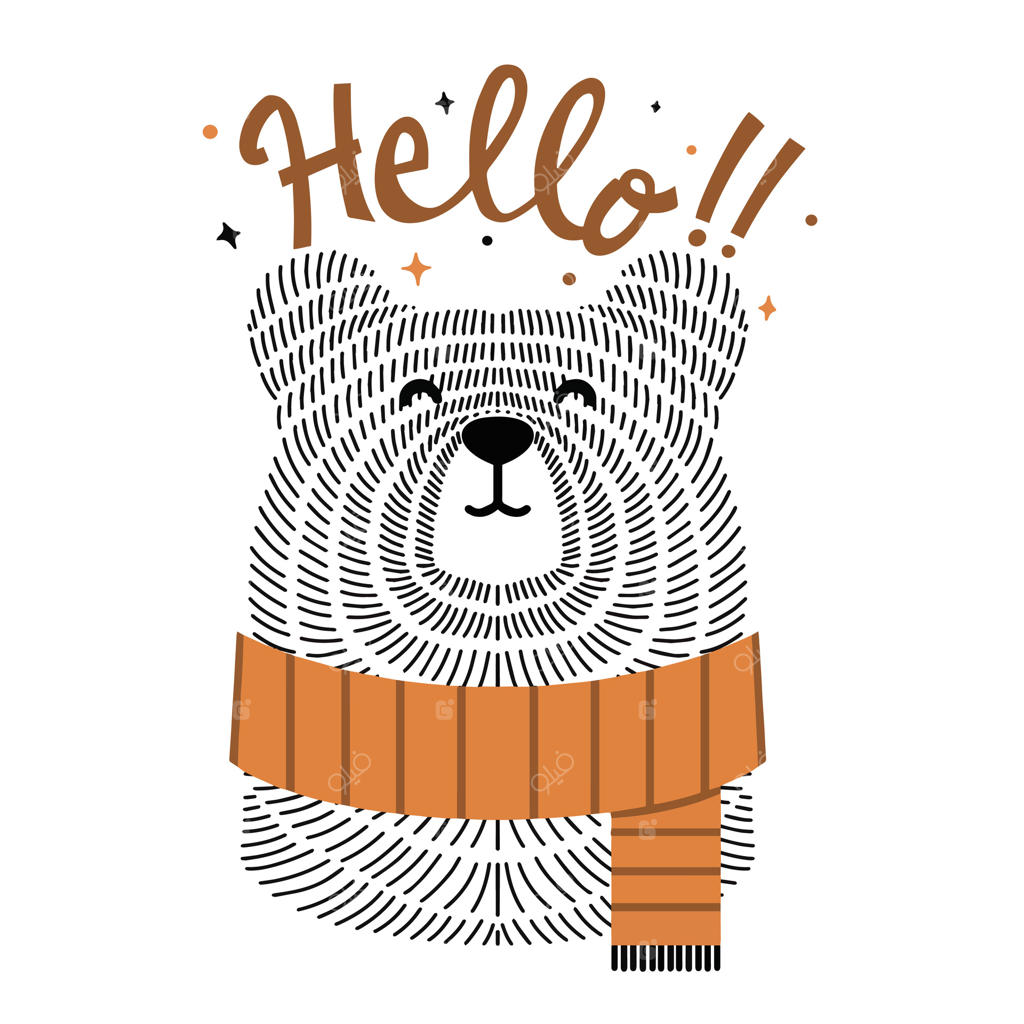 طراحی ویژه تی‌شرت با تصویر خرس دوست‌داشتنی