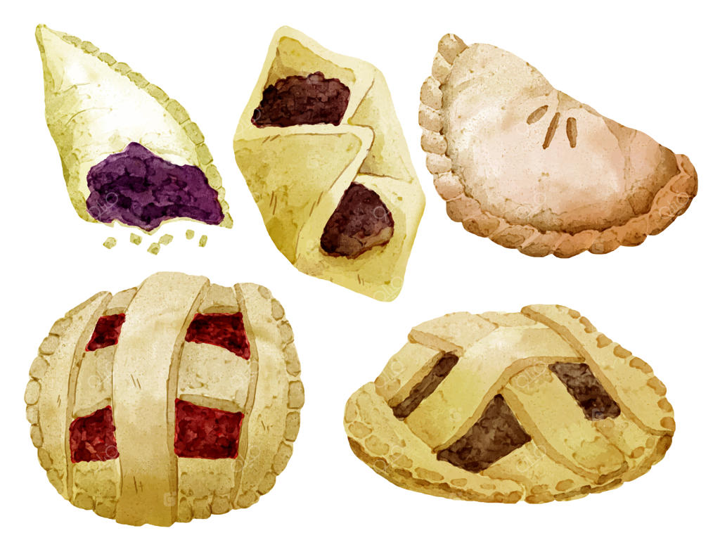 مجموعه‌ای از محصولات نان و نانوایی برای قهوه‌خانه و ویترین نانوایی