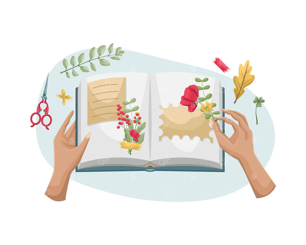 کتاب باز با هرباریوم: زنانی که گل‌های خشک را در آلبوم می‌چسبانند