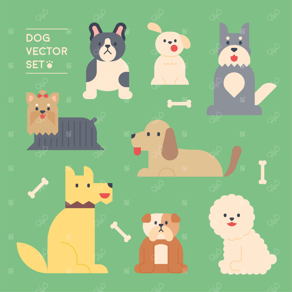 نژادهای سگ‌ها.