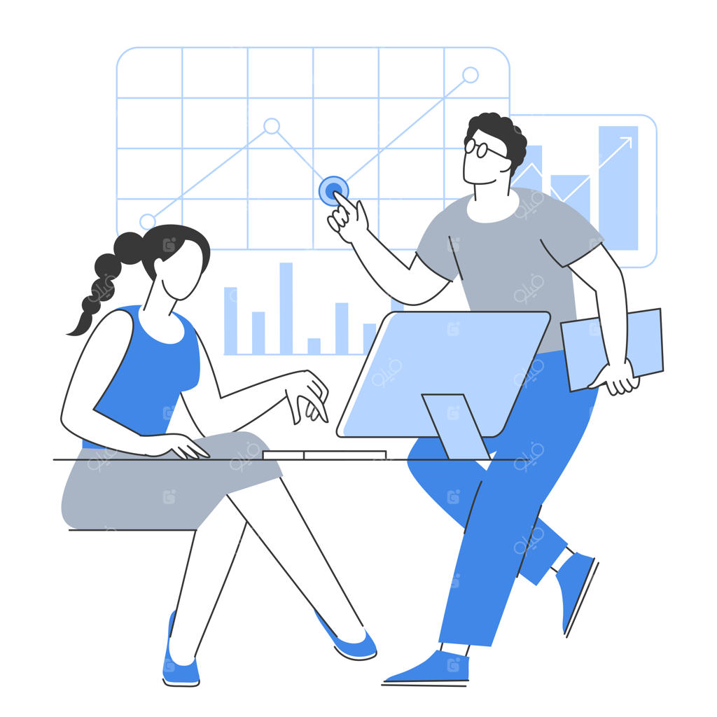 طرح وکتور ابزارهای برنامه‌ریزی و تحلیل کسب‌وکار، مدیریت پروژه و توسعه استارتاپ