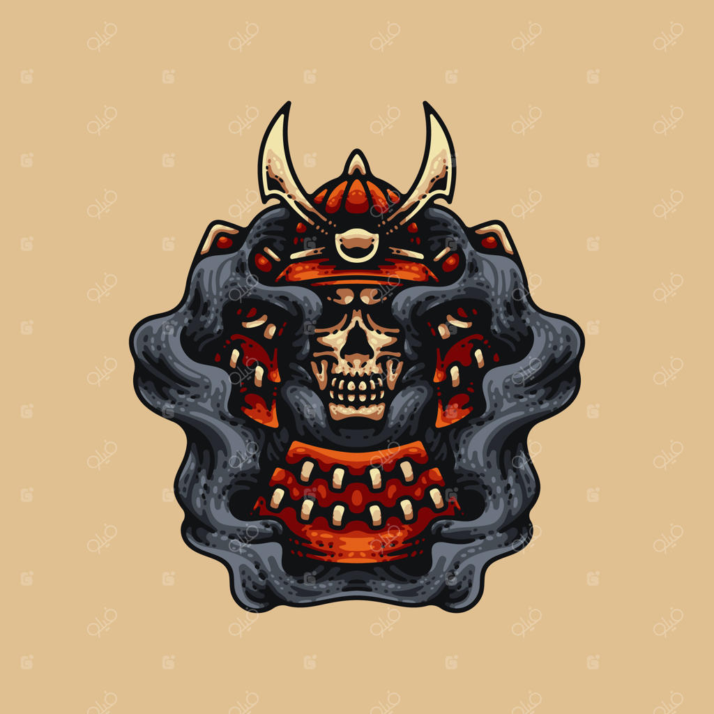 روح جمجمه سامورایی