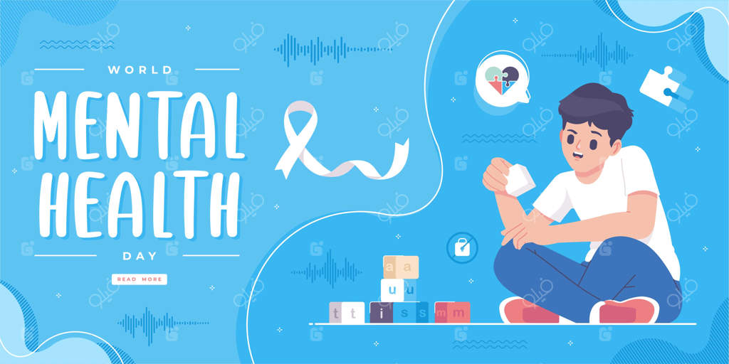 بنر روز جهانی سلامت روان