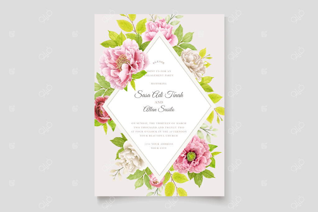 طراحی پس‌زمینه قاب و حلقه گل صد تومانی زیبا