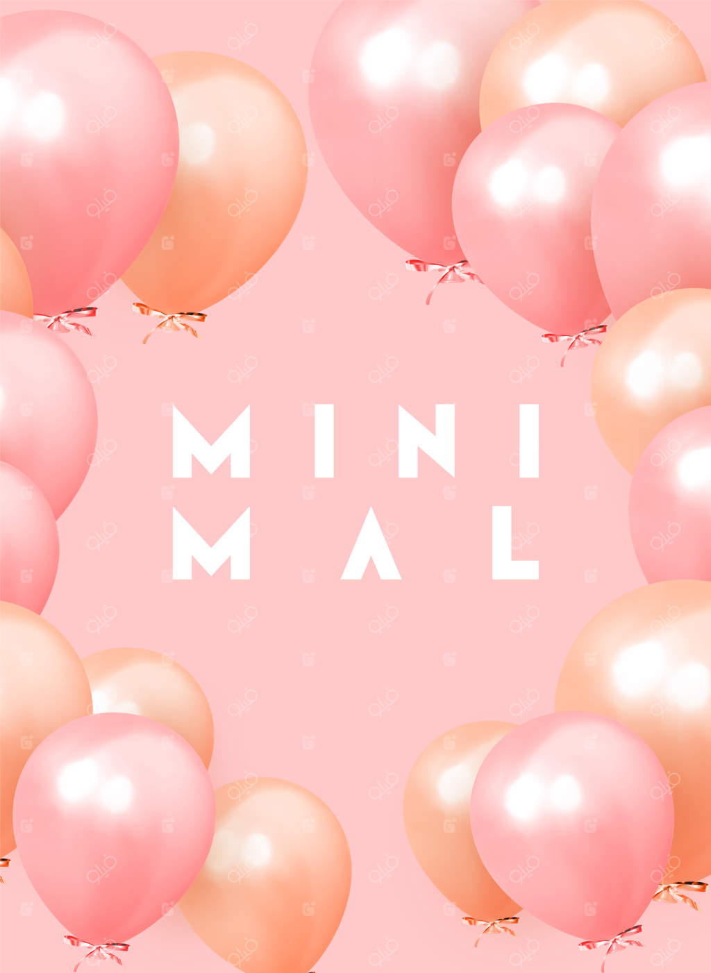 پس‌زمینه جشن با بادکنک‌های هلیومی: تولد را جشن بگیرید، پوستر یا بنر سالگرد مبارک. طراحی دکوراتیو واقع‌گرایانه. بادکنک‌های وکتور سه‌بعدی به رنگ صورتی و نارنجی.