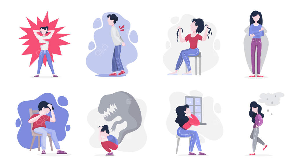 مجموعه اختلالات روانی: افرادی که از افسردگی رنج می‌برند