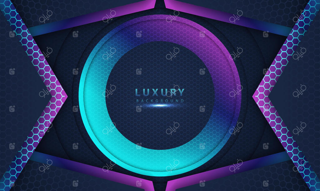 پس‌زمینه لوکس با لایه‌های متداخل در زمینه تیره