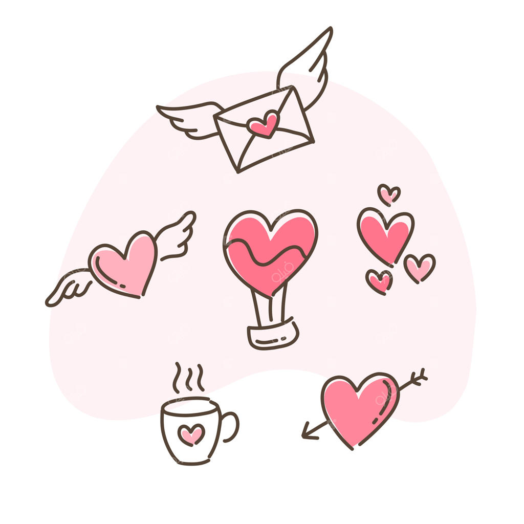 طراحی عاشقانه و فانتزی قلب برای ولنتاین