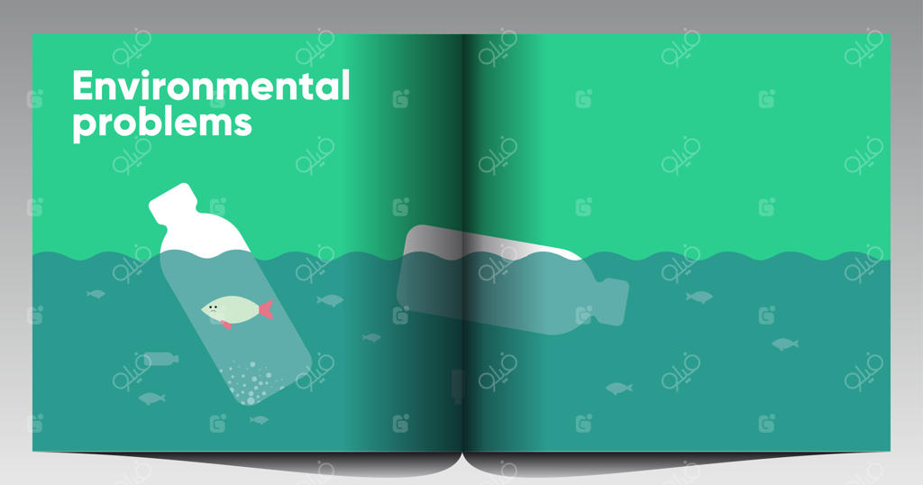 طبیعت و انرژی‌های تجدیدپذیر: بازیافت انرژی سبز و حفظ منابع طبیعی - مجموعه‌ای از تصاویر پس‌زمینه وکتوری برای پوستر و بنر