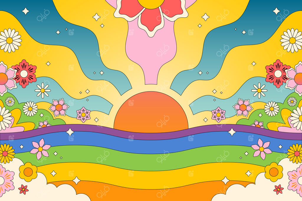 تصویر خورشید قدیمی دست‌کشیده