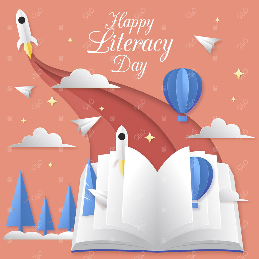 روز جهانی سوادآموزی با کتاب و موشک