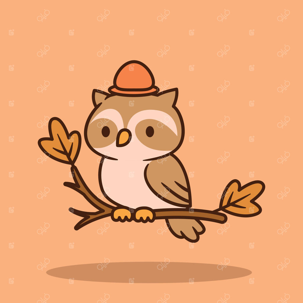 جغد کارتونی بامزه